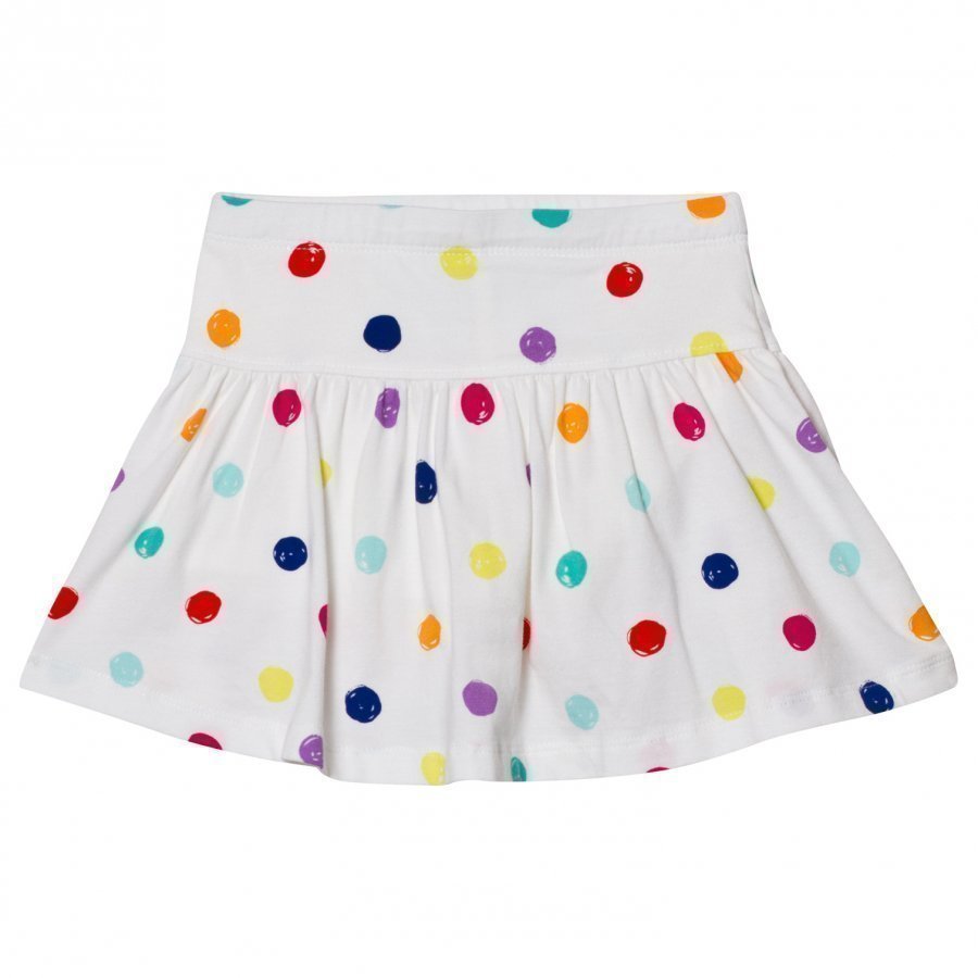 Lands End White Dot Twirl Skort Housuhame