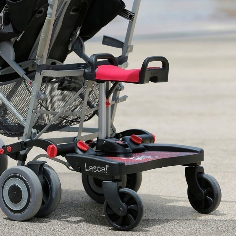 Lascal Istuin Buggy Board Maxiin Punainen