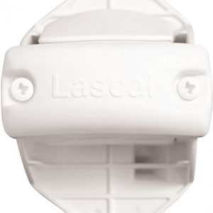 Lascal Lisäkiinnike Kiddy Guard Avant/Accent -lukituslistaan Valkoinen