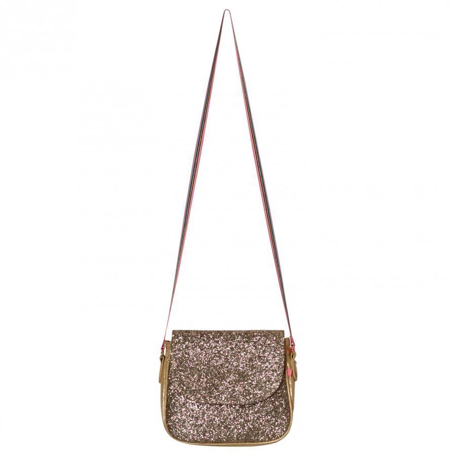 Le Big Gold Glitter Shoulder Bag Käsilaukku