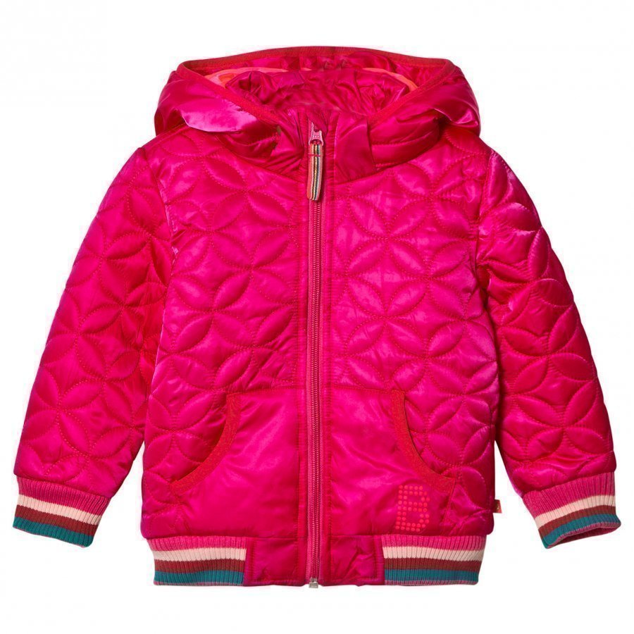 Le Big Pink Quilted Hooded Coat Tikkitakki