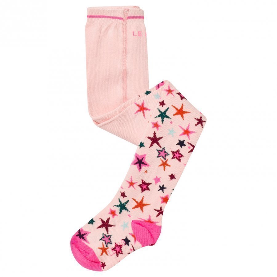 Le Big Pink Star Print Tights Sukkahousut