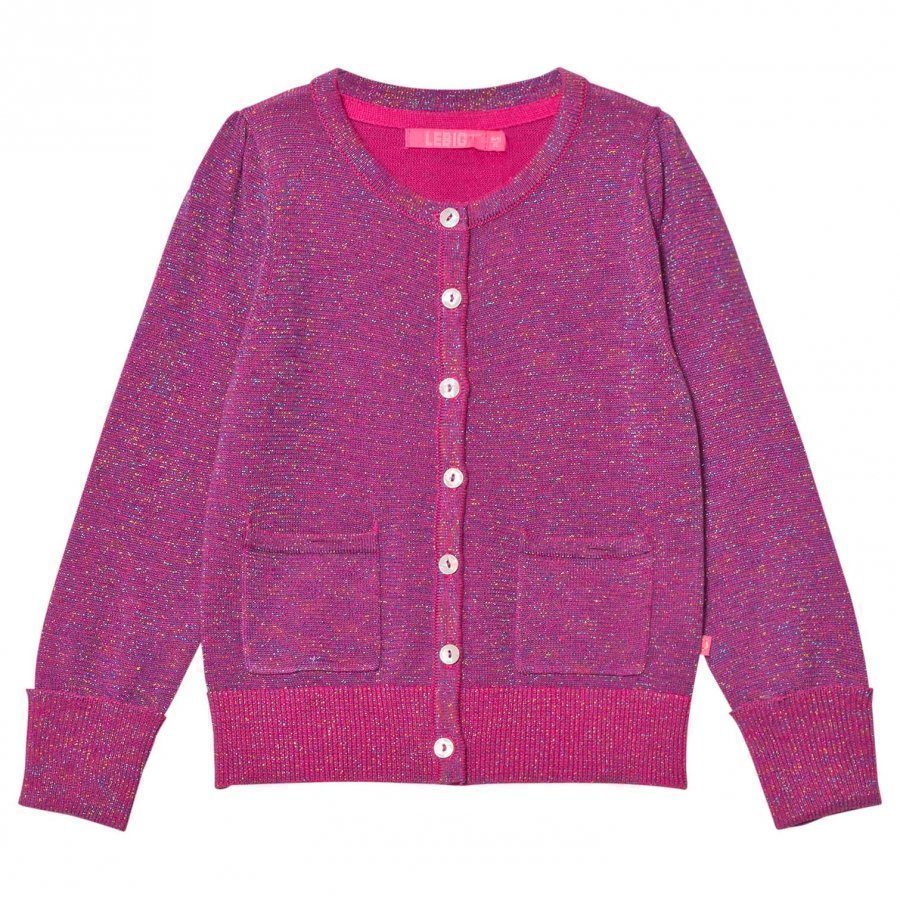 Le Big Super Pink Sparkle Cardigan Neuletakki