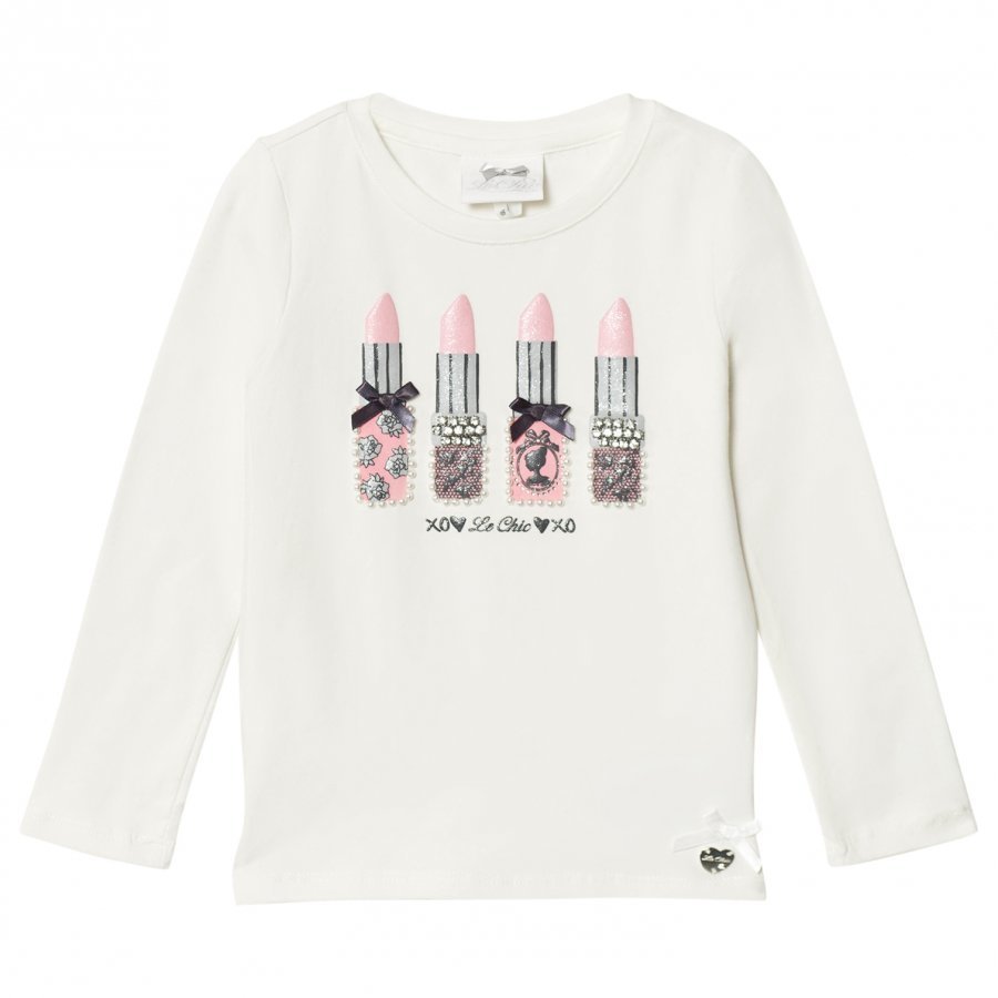 Le Chic Cream Lipstick Tee T-Paita