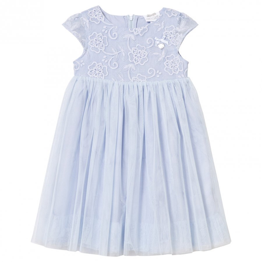 Le Chic Ice Blue Tulle And Embroidered Ceremony Dress Juhlamekko