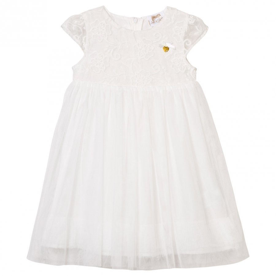 Le Chic Off White Tulle And Embroidered Ceremony Dress Mekko