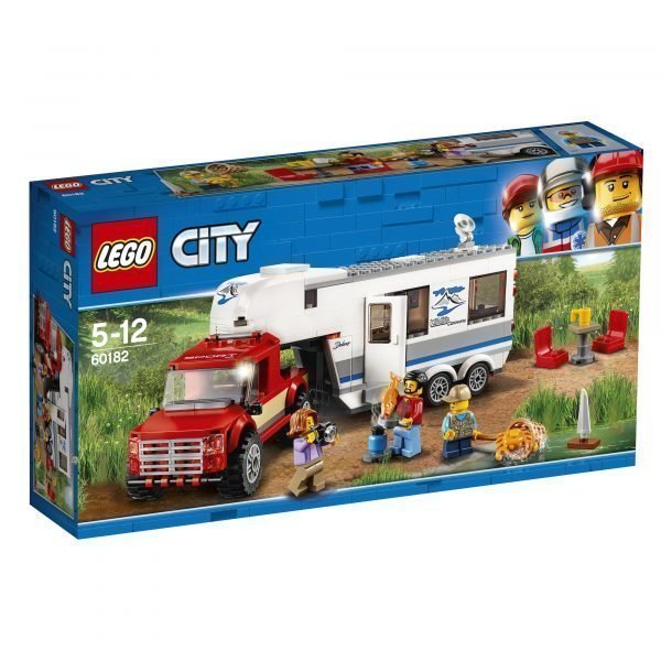Lego City Great Vehicles 60182 Avopakettiauto Ja Asuntovaunu