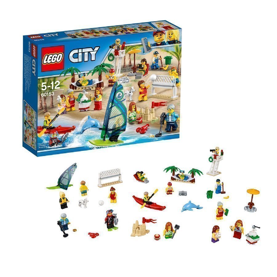 Lego City Ihmiset Hauskaa Rannalla 60153