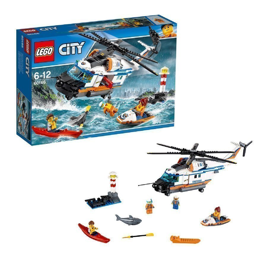 Lego City Järeä Pelastushelikopteri 60166