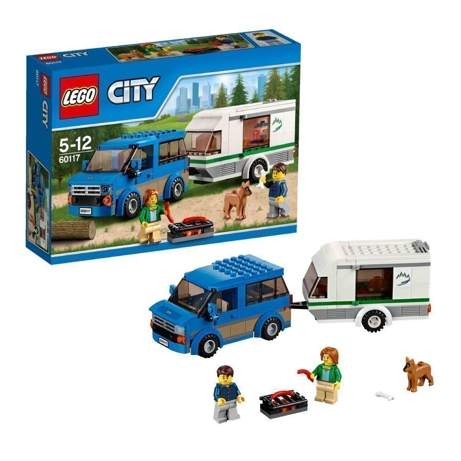 Lego City Pakettiauto Ja Asuntovaunu 60117