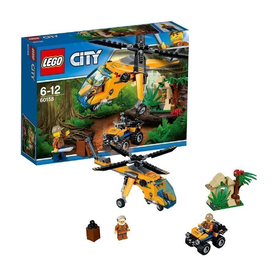 Lego City Viidakko Viidakon Rahtihelikopteri 60158