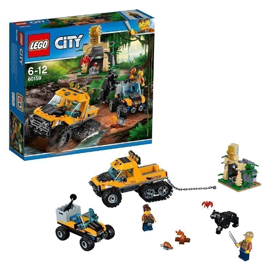 Lego City Viidakon Puolitelaketjuauton Tehtävä