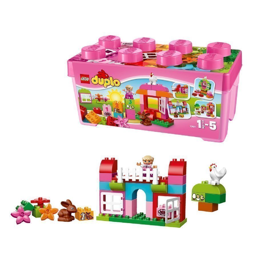 Lego Duplo All In One Pinkki Leikkilaatikko Tyttö 10571