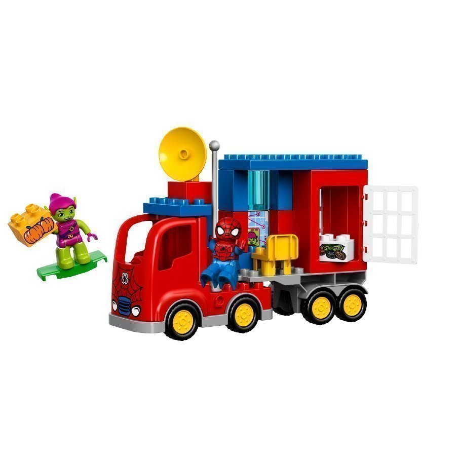 Lego Duplo Spiderman Spider Man Ja Seikkailu Hämähäkkikuorma Autolla 10608