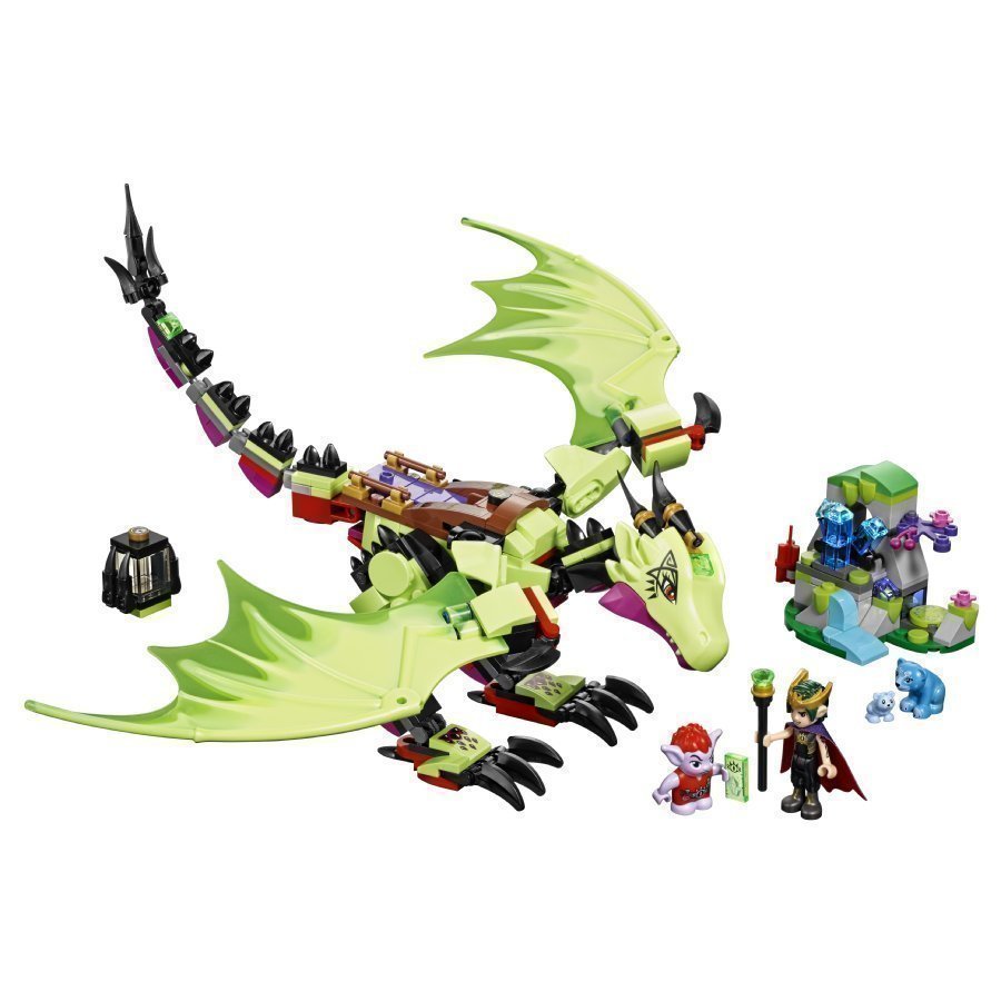 Lego Elves Menninkäiskuninkaan Ilkeä Lohikäärme 41183