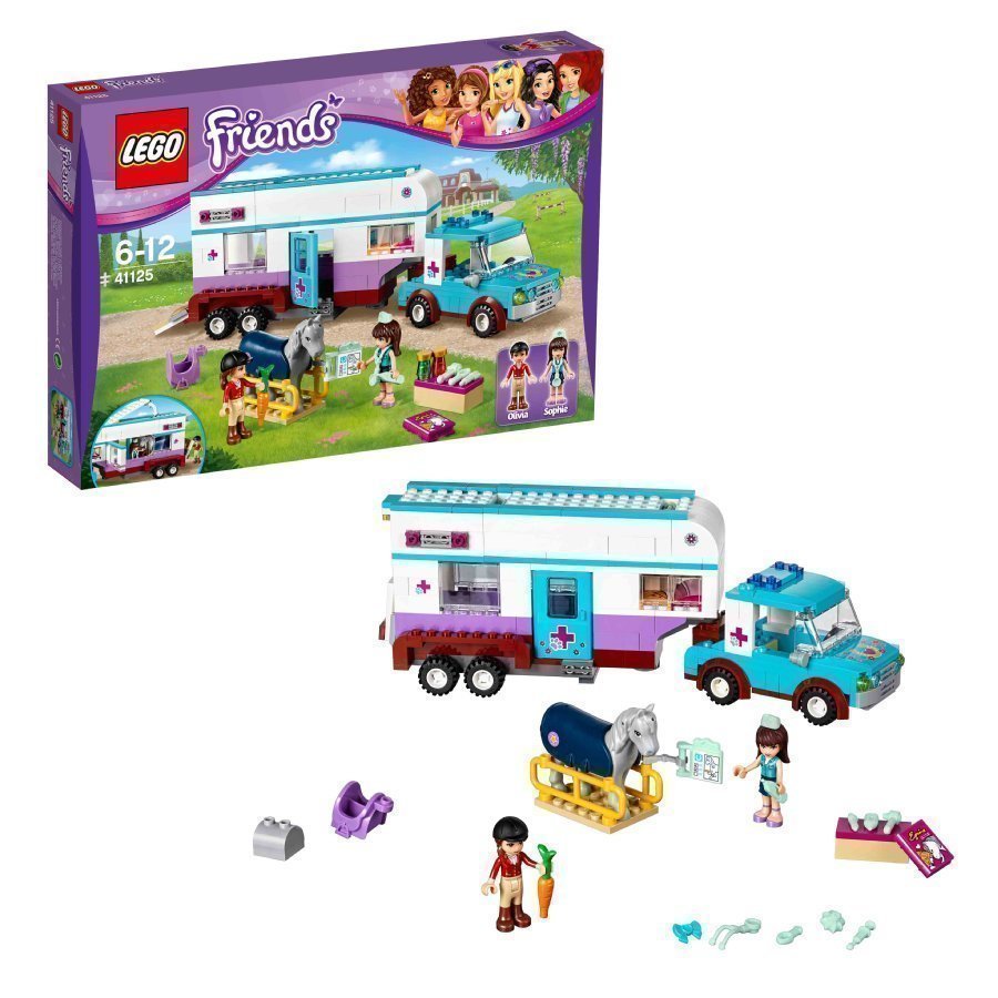 Lego Friends Eläinlääkärin Hevoskuljetusvaunu 41125