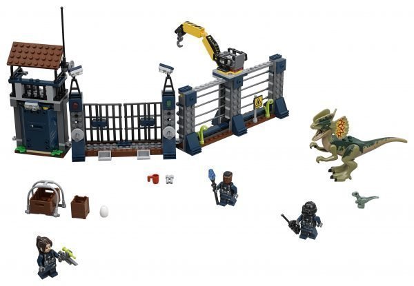 Lego Jurassic World 75931 Dilophosauruksen Hyökkäys Vartioasemalle