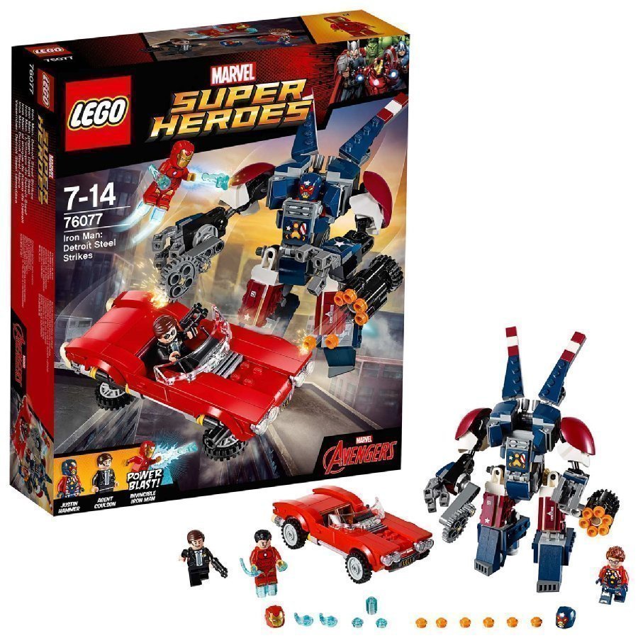 Lego Marvel Super Heroes Iron Man Detroit Steel Iskee 76077