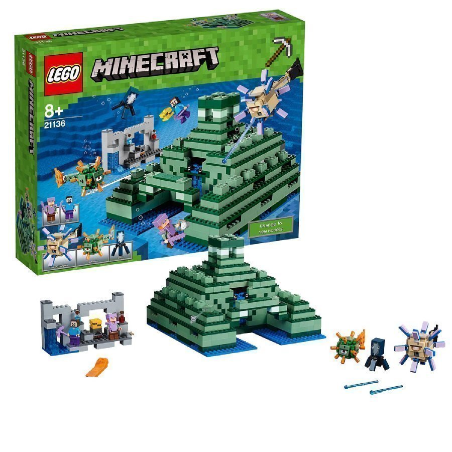 Lego Minecraft Merimonumentti 21136