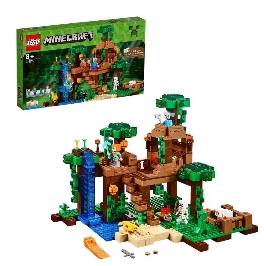 Lego Minecraft Viidakkopuumaja 21125