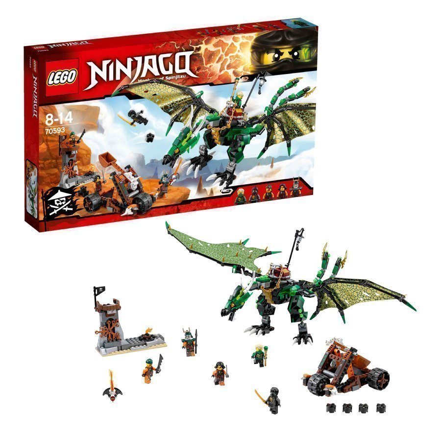 Lego Ninjago Vihreä Nrg Lohikäärme 70593