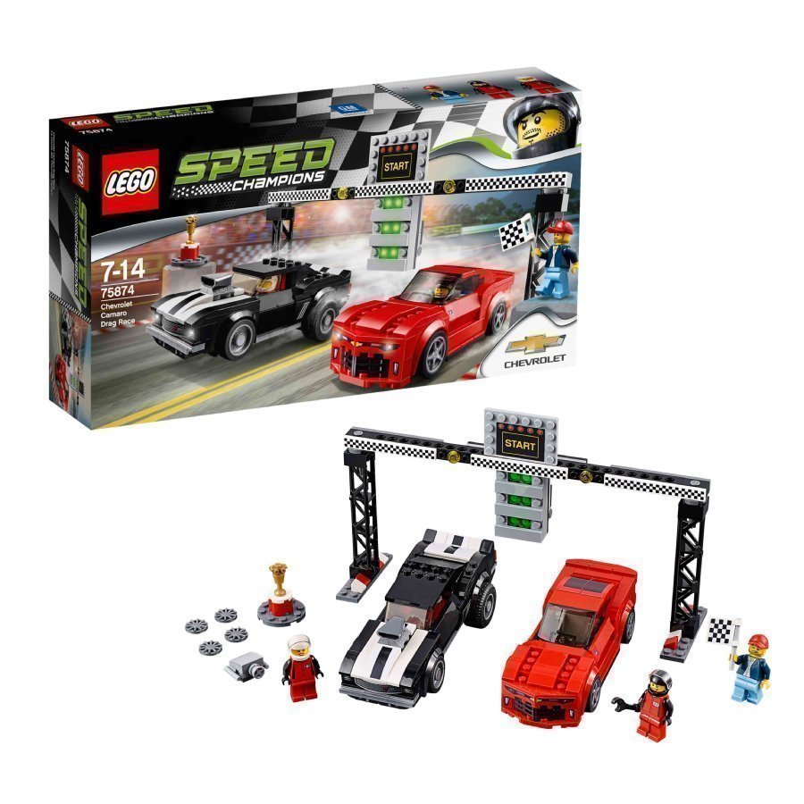 Lego Speed Champions Chevrolet Camaro Kiihdytysauto 75874