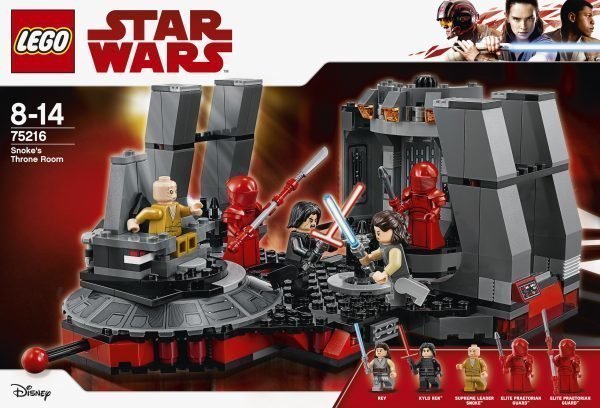 Lego Star Wars 75216 Snoken Valtaistuinsali