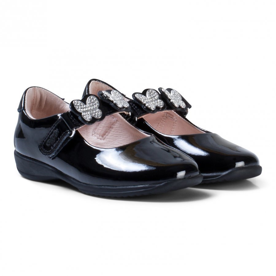 Lelli Kelly Love Black Patent Shoes Maryjane Kengät