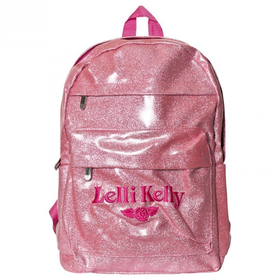 Lelli Kelly Pink Glitter Rucksack Reppu