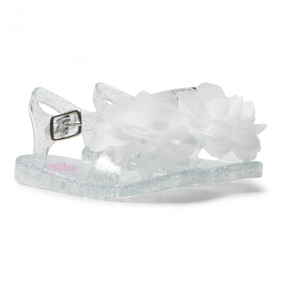 Lelli Kelly Transparent Fiore Flower Jelly Sandals Sandaalit