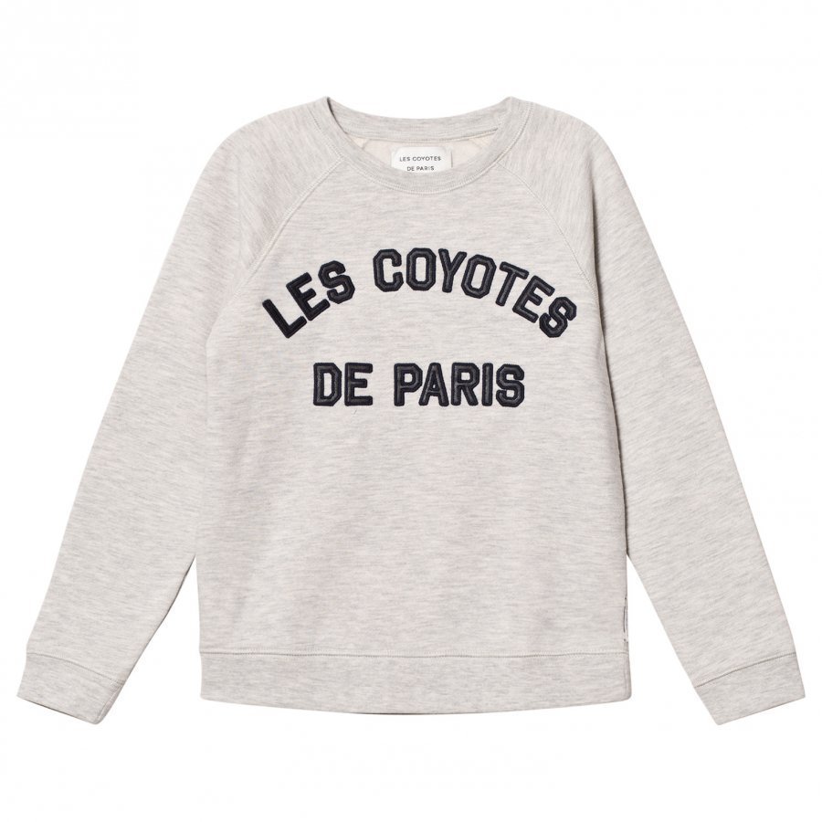 Les Coyotes De Paris Maddy Stone Melange Logo Sweatshirt Oloasun Paita