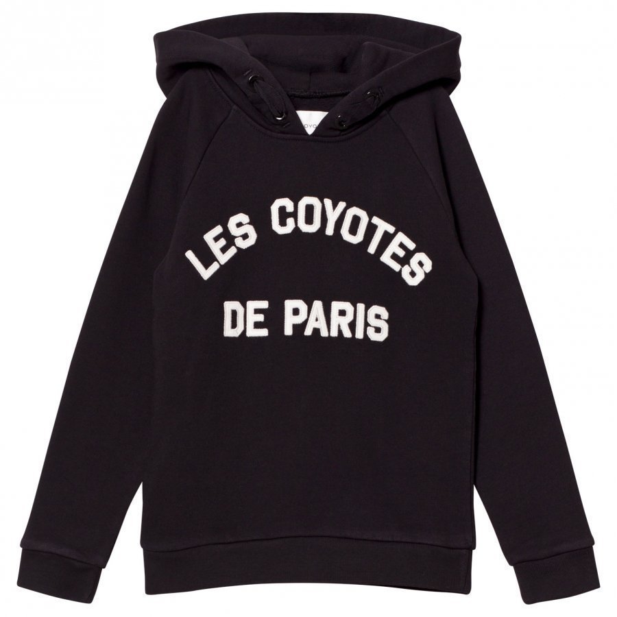 Les Coyotes De Paris Sam Logo Hoody Black Huppari