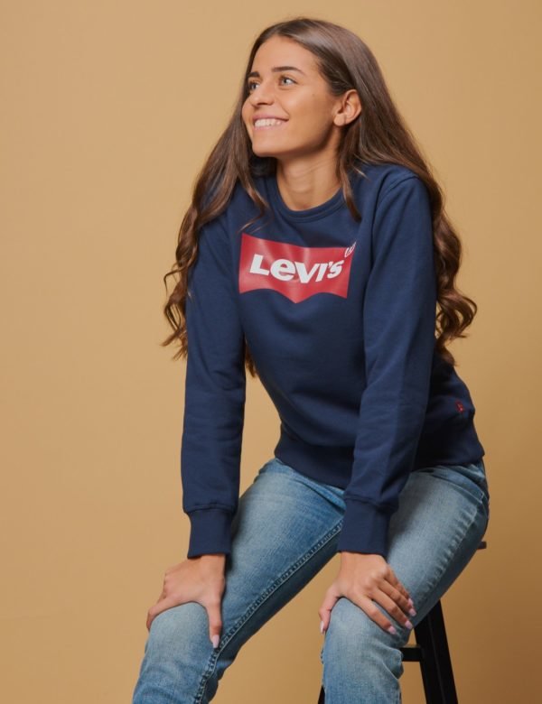 Levis Batwing Crewnec Neule Sininen