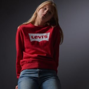 Levis Batwing Crewneck Neule Punainen