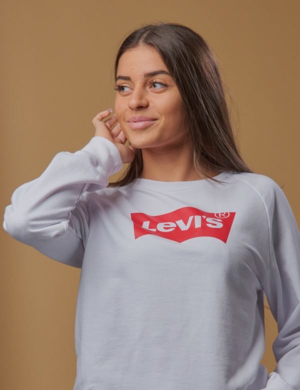 Levis Key Item Logo C Neule Valkoinen