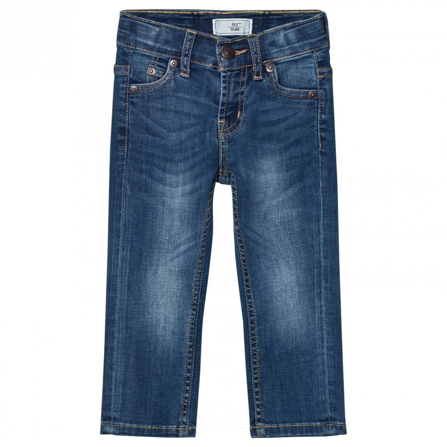 Levis Kids 511 Slim Fit Jeans Medium Wash Farkut