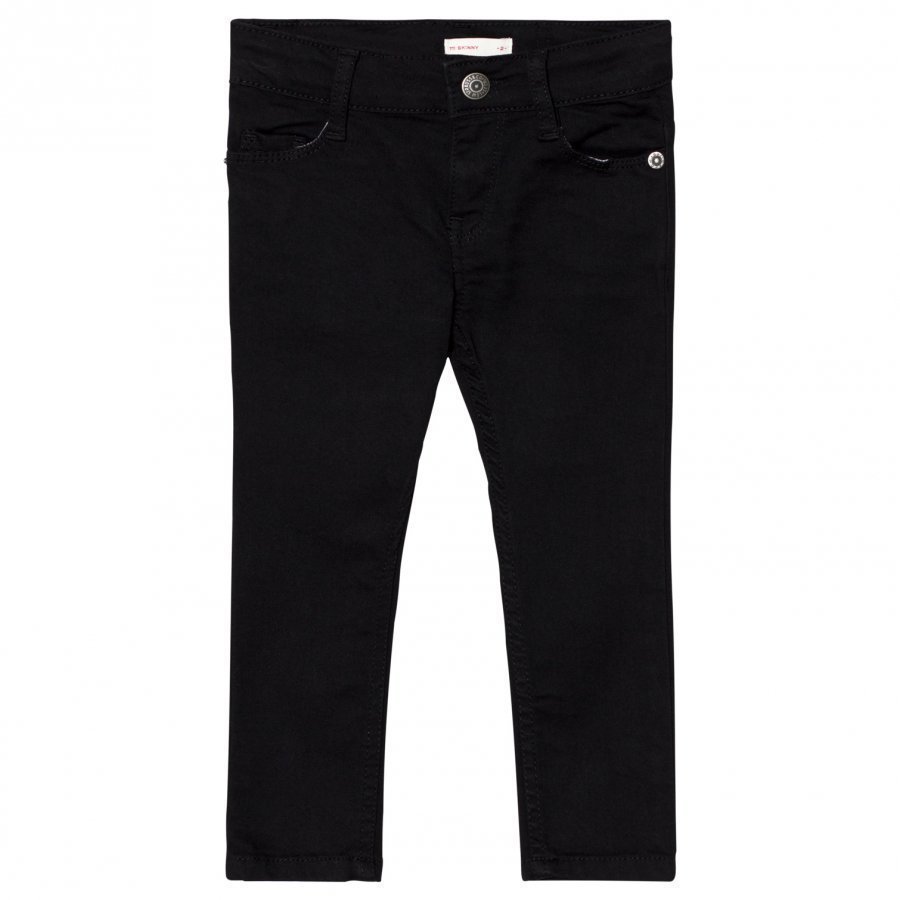 Levis Kids Black 711 Skinny Jeans Farkut