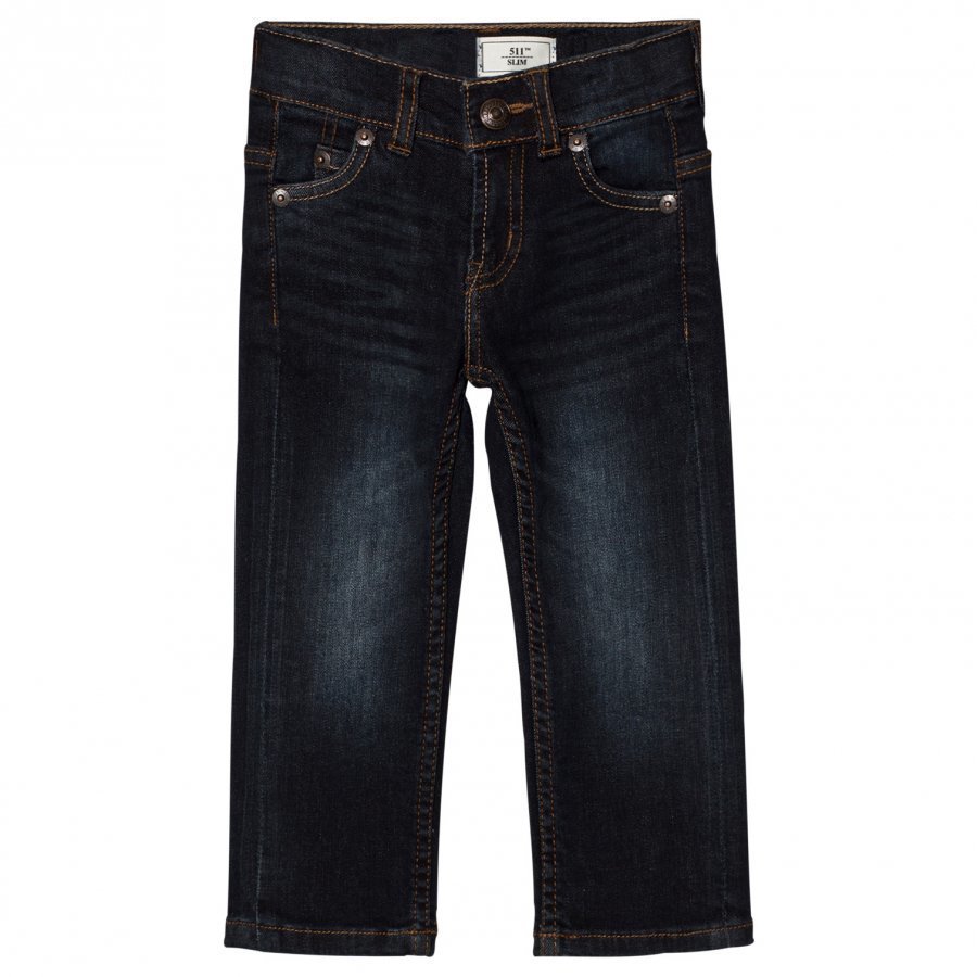 Levis Kids Dark Wash 511 Slim Fit Jeans Farkut