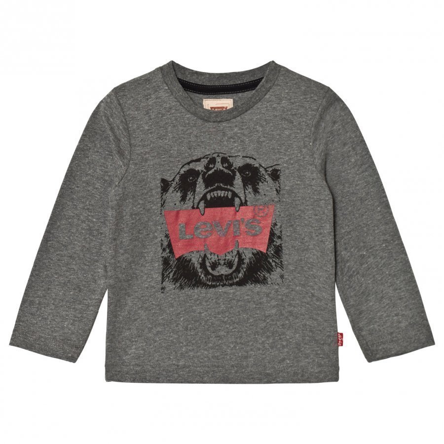 Levis Kids Grey Bear Logo Tee Pitkähihainen T-Paita