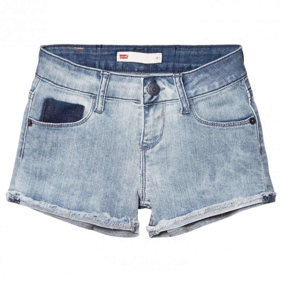 Levis Kids Light Wash Denim Shorts Farkkushortsit