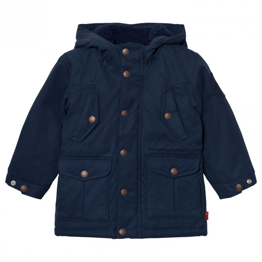 Levis Kids Navy Padded Parka Parkatakki