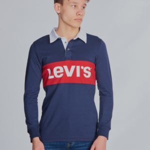 Levis L/S Box Tab Rug Pikee Sininen