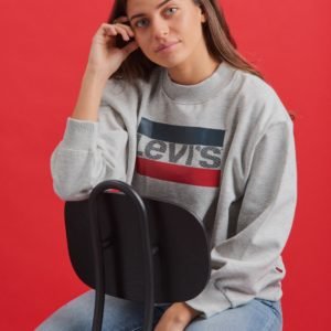 Levis Oversized Crew Neule Harmaa