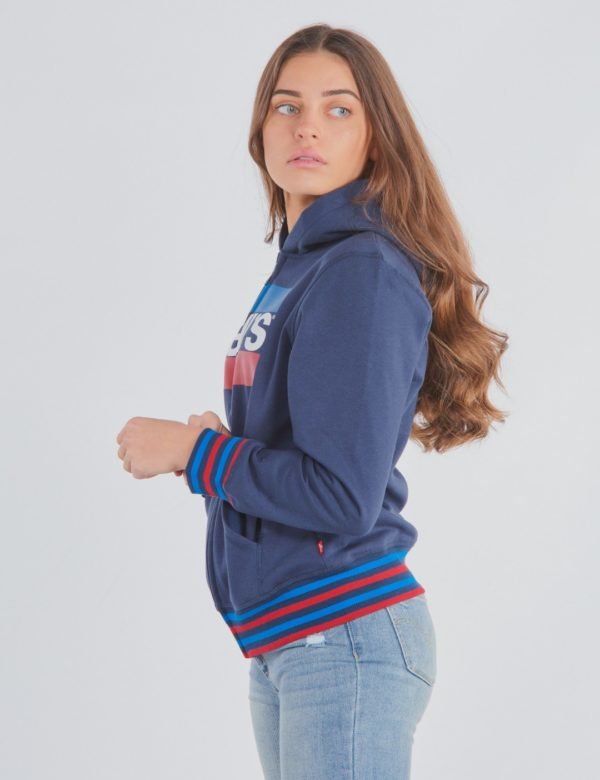 Levis Sportswear Logo Huppari Sininen