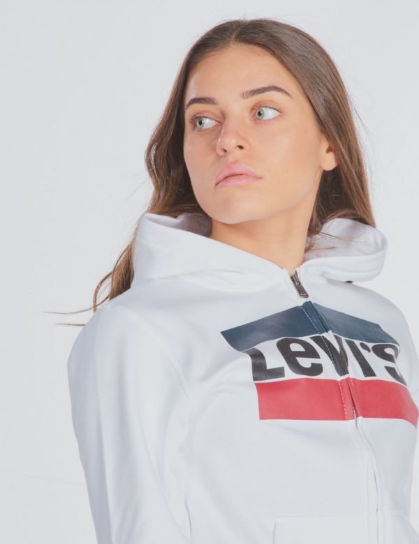 Levis Sportswear Logo Huppari Valkoinen