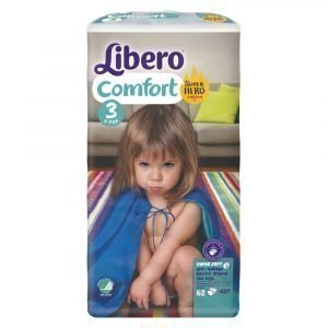 Libero Comfort 3 5-9 Kg Teippivaippa 62 Kpl