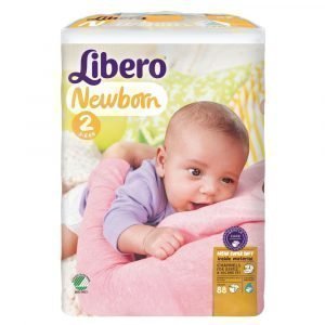 Libero Newborn 2 3-6 Kg Teippivaippa 88 Kpl