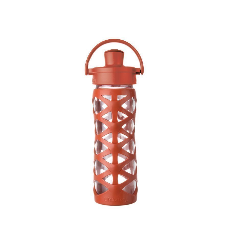 Lifefactory Juomapullo Active Flip Top Cap 475 Ml Golden Gate Orange