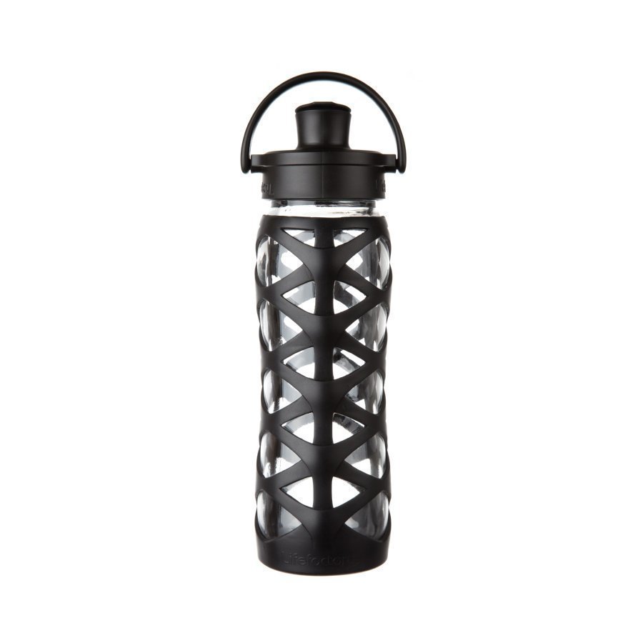 Lifefactory Juomapullo Active Flip Top Cap 650 Ml Onyx