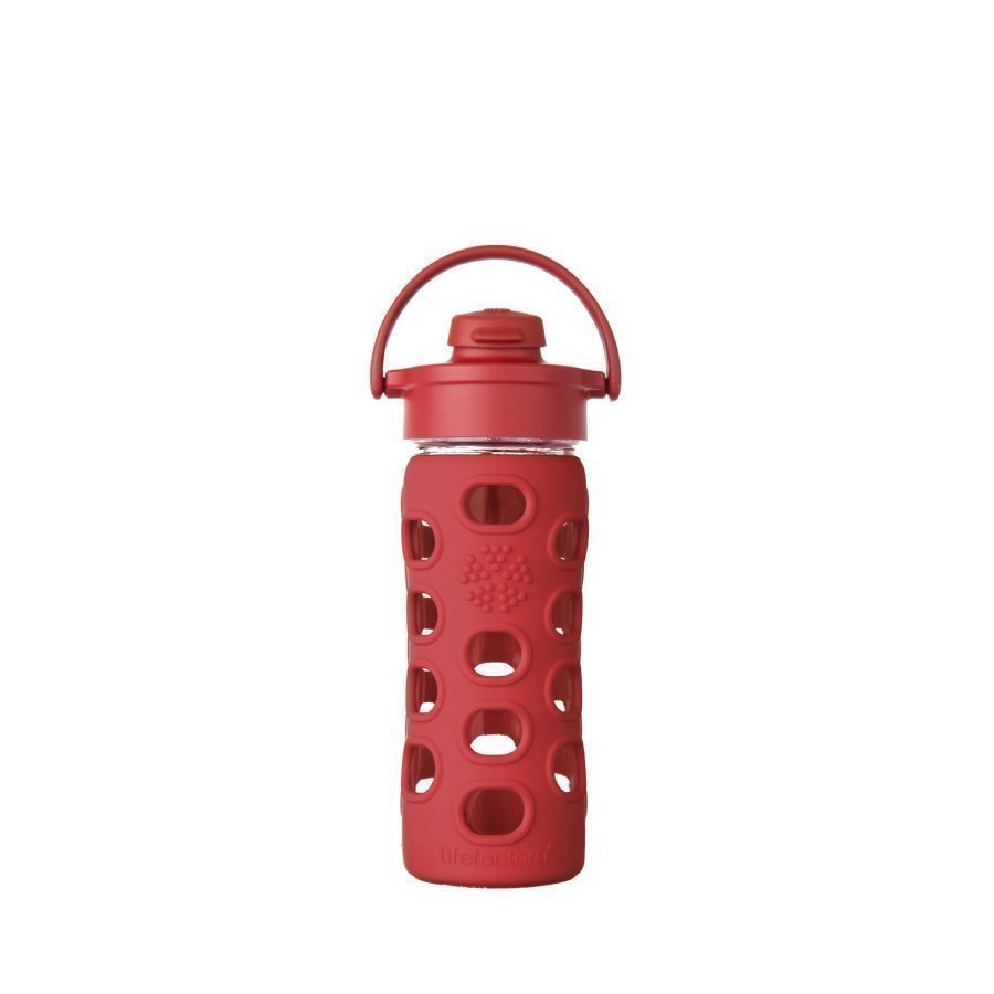 Lifefactory Juomapullo Flip Top Cap 350 Ml Red